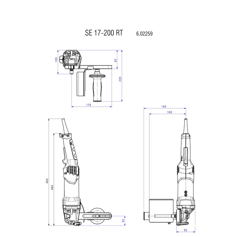 Metabo - Satinir mašina SE 17-200 RT - 602259000
